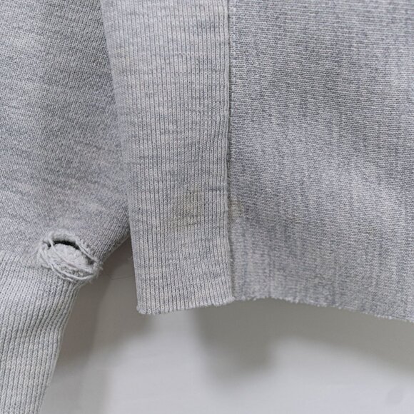 Princeton University Weave Sweatshirt VTG Large Chopped Cropped - Picture 8 of 15
